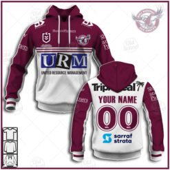 Personalise NRL Manly Warringah Sea Eagles 2021 Away Jersey