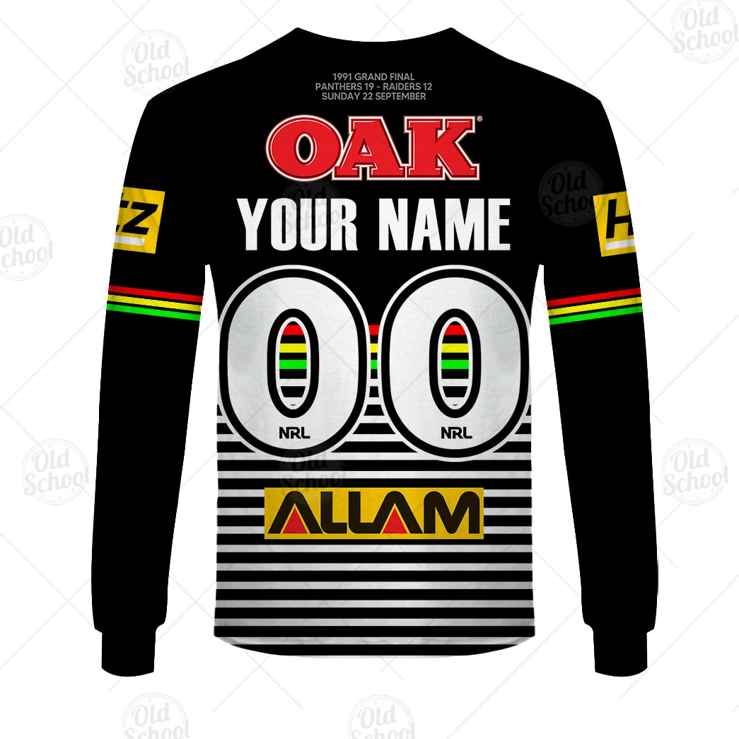 Personalise NRL Penrith Panthers 2022 Men's Dark Training Jersey -  OldSchoolThings - Personalize Your Own New & Retro Sports Jerseys, Hoodies,  T Shirts