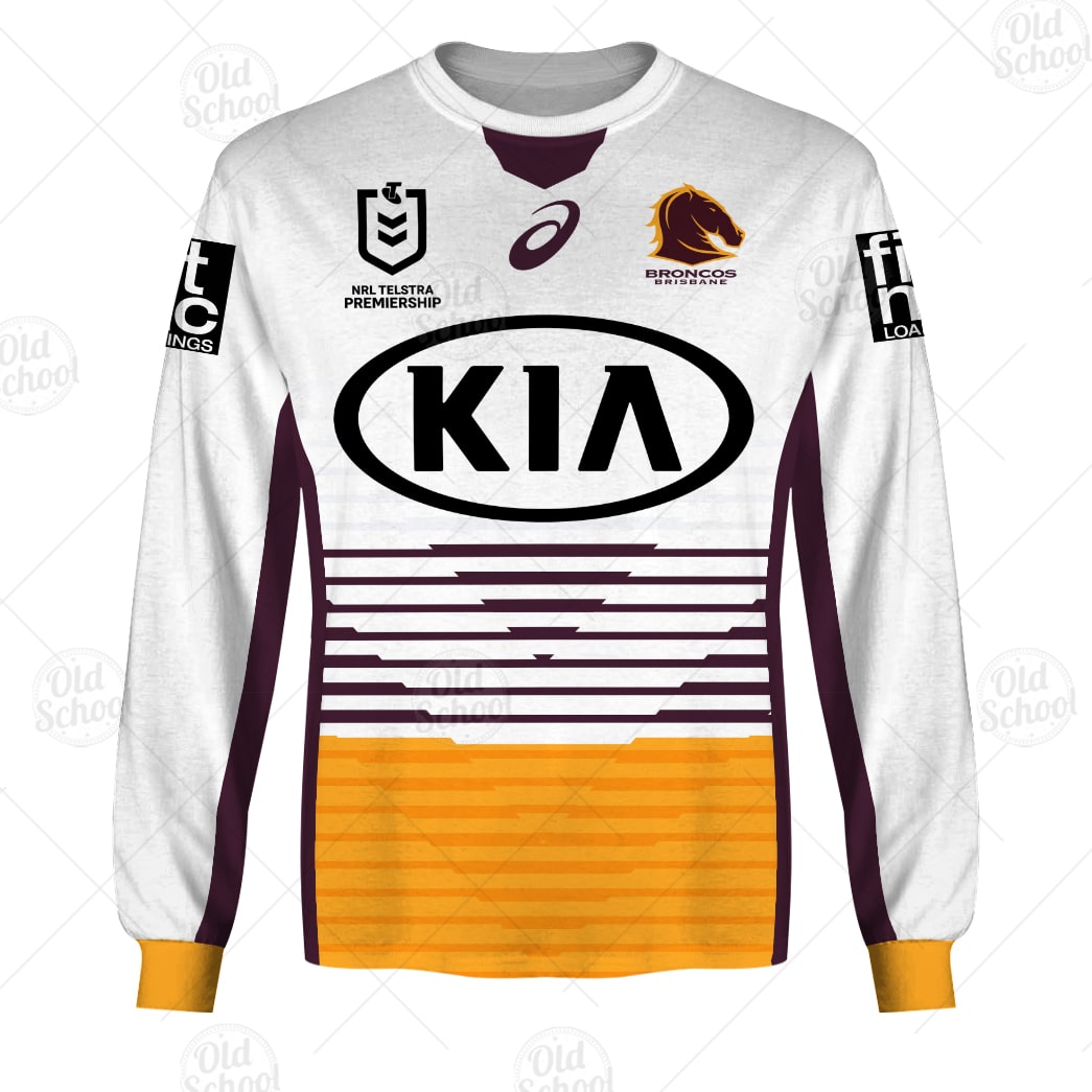 Personalized Brisbane Broncos 1988 ARL/NRL Vintage Retro Heritage