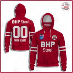 Personalised Illawarra Steelers 1987 ARL/NRL Vintage Retro Jersey Hoodie