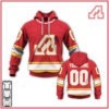 Personalized ATLANTA FLAMES / CALGARY FLAMES 70s Vintage Home Jersey