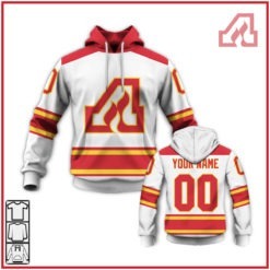Personalized ATLANTA FLAMES / CALGARY FLAMES 70s Vintage Away Jersey