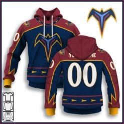 Personalized Atlanta Thrashers/ Winnipeg Jets 1999 Vintage Away Jersey