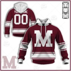 Personalized Vintage NHL Montreal Maroons Throwback Jersey