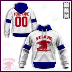 Personalized Vintage NHL St. Louis Eagles / Ottawa Senators Jersey