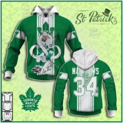 NHL Auston Matthews Toronto Maple Leafs Player St. Patrick's Day Shirt