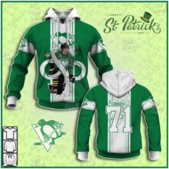 NHL Evgeni Malkin Pittsburgh Penguins Player St. Patrick's Day Shirt