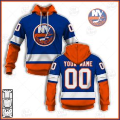 Personalize NHL New York Islanders 2021 Reverse Retro Alternate Jersey