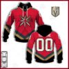 Personalize NHL Vegas Golden Knights 2021 Reverse Retro Alternate Jersey