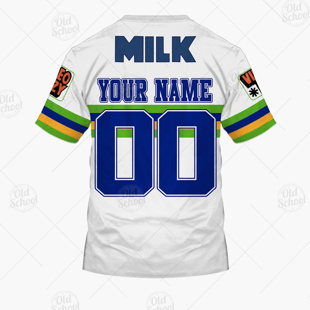 Canberra Raiders 1994 ARL/NRL MILK Retro Jersey Sizes S-5XL! Heritage