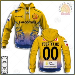 Personalised Exeter Chiefs Premiership Rugby 2021 Cup Jersey