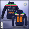 Personalise Indian Cricket Team 2021 Retro Jersey ODI T20