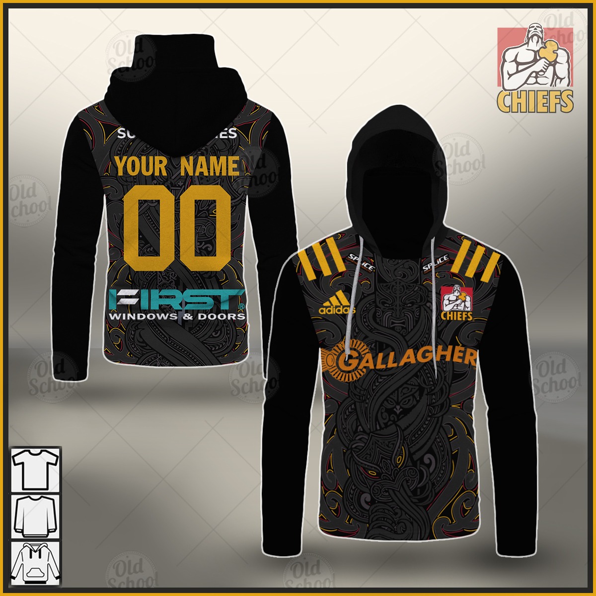 Personalised Gallagher Chiefs Super Rugby 2021 Home Jersey -  OldSchoolThings - Personalize Your Own New & Retro Sports Jerseys, Hoodies,  T Shirts