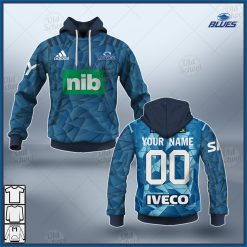 Personalised Auckland Blues Super Rugby 2021 Home Jersey