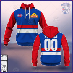 Personalised AFL Western Bulldogs 2021 Season Home Guernsey