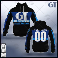 Personalize BMX GT USA Factory Team Vintage Retro Black Jersey