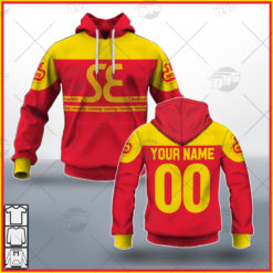 Personalized SE Racing BMX Oldschool Vintage Retro Red Yellow Jersey