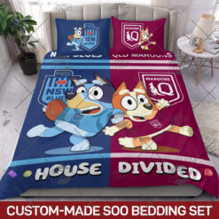 Custom-made SOO States of Origin Series x Bluey House Divided Bedding Set Home Decoration