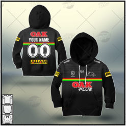Personalise NRL Penrith Panthers 2021 Home Jersey for Kids