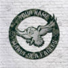 Custom made NRL Manly Sea Eagles Cut Metal Sign Camo Hot Newest Decoration product