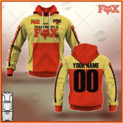 Personalized Fox Racing Dirt Bike Motocross 1983 Vintage Retro Jersey