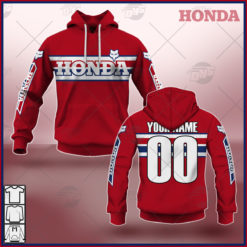 Personalized Motocross HONDA Fox Moto-X Team 1970s Vintage Retro Jersey
