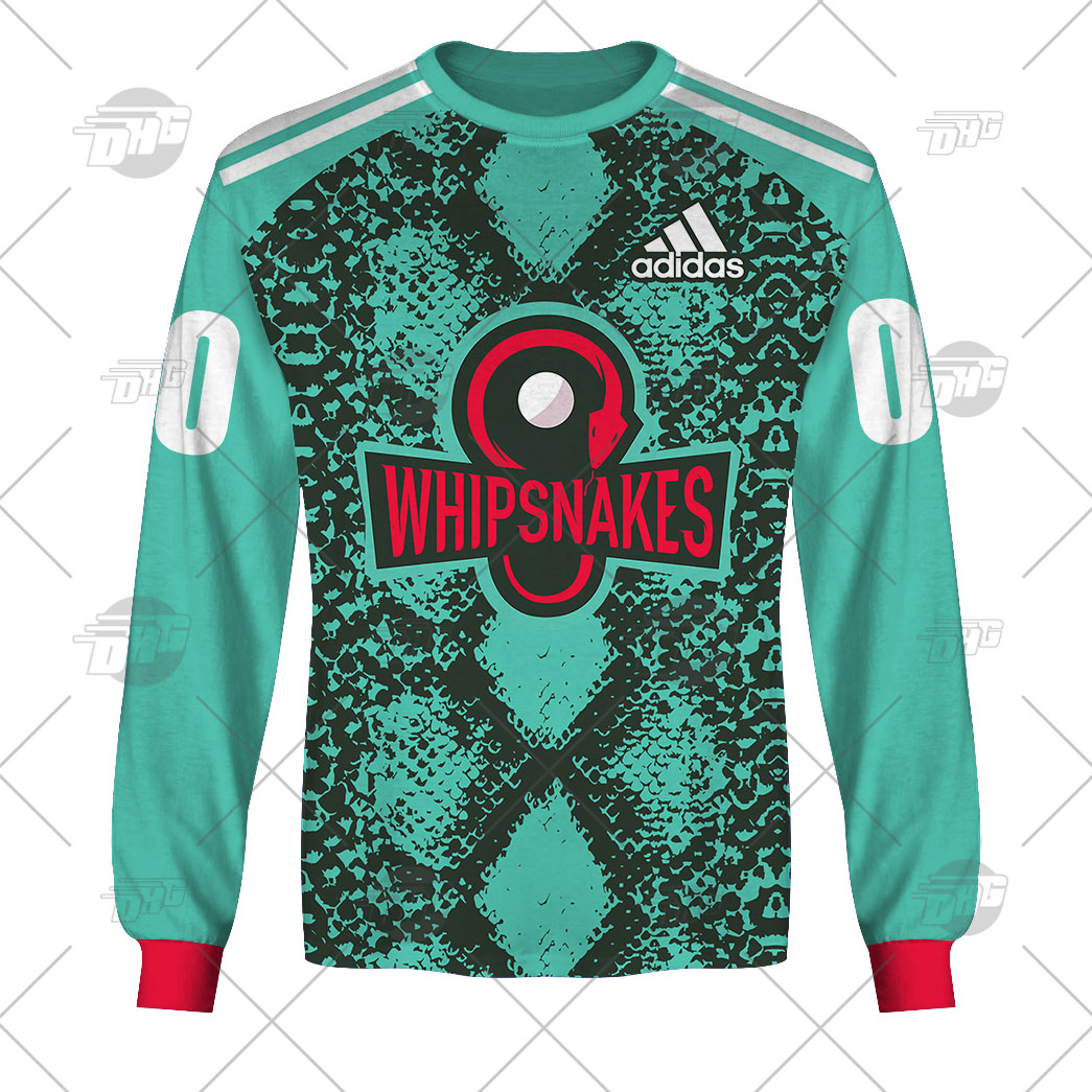 Customized PLL Whipsnakes Lacrosse Club 2021 Home Jersey