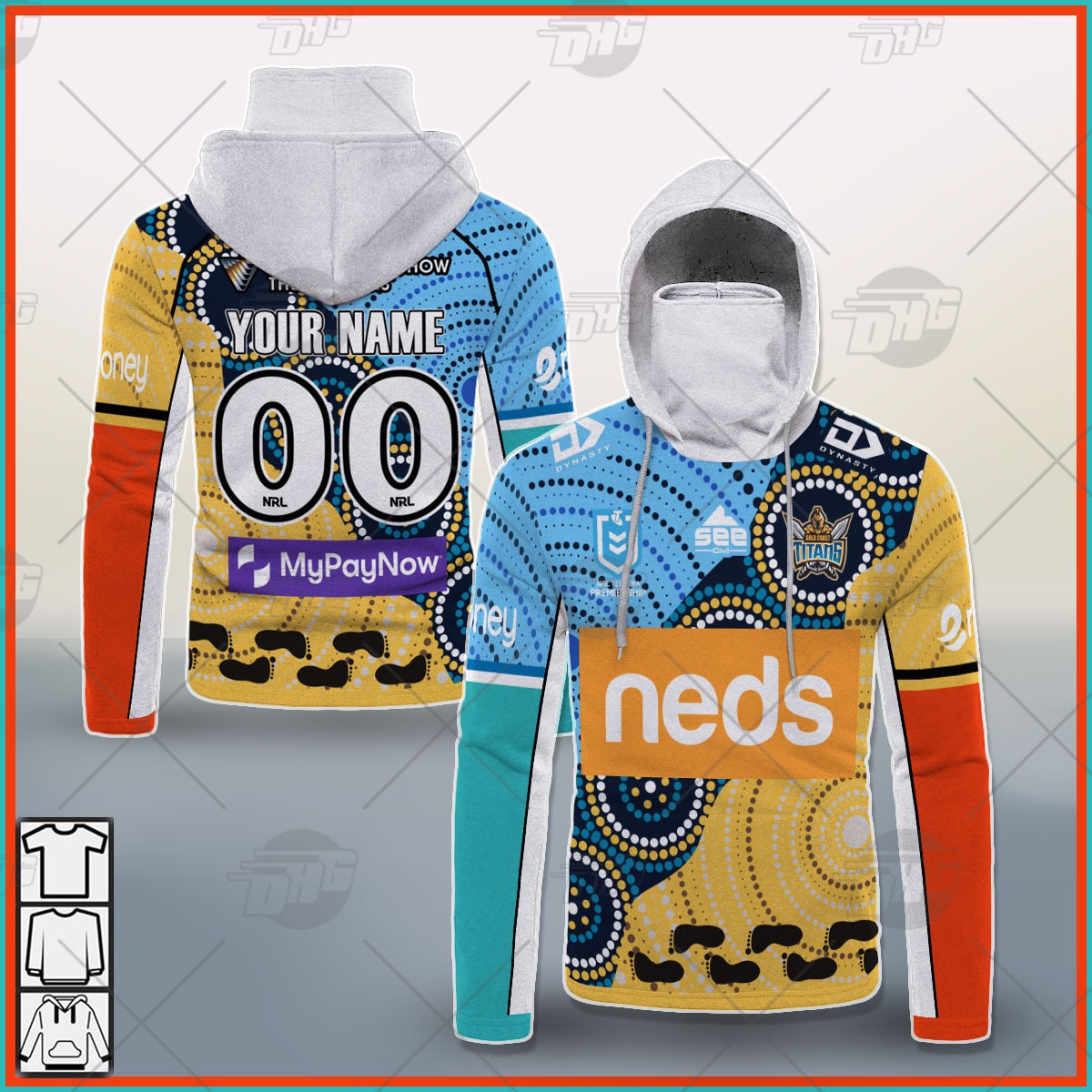 Buy 2021 Gold Coast Titans NRL Away Jersey - Mens - NRL Jerseys