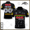 Personalised NRL 2021 Grand Final Penrith Panthers Home Jersey with Team Signatures Polo Shirt
