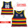 Personalised AFL Adelaide Crows Vintage Body Pillow Best gift for fans