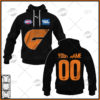 Personalised AFL GWS Giants Black Jersey
