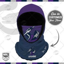 Personalized NRL Melbourne Storm Hooded Gaiter