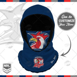 Personalized NRL Sydney Roosters Hooded Gaiter