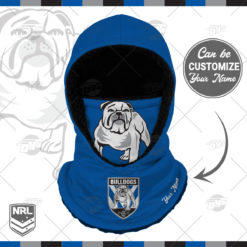 Personalized NRL Canterbury Bulldogs Hooded Gaiter