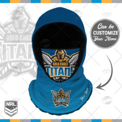 Personalized NRL Gold Coast Titans Hooded Gaiter