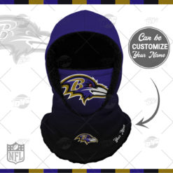 Personalized NFL Baltimore Ravens Hooded Gaiter
