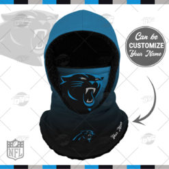 Personalized NFL Carolina Panthers Hooded Gaiter