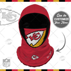 Personalized NFL Kansas City Chiefs Hooded Gaiter Scarf Hooded Gaiter NFL