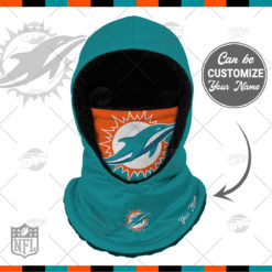 Personalized NFL Miami Dolphins Hooded Gaiter