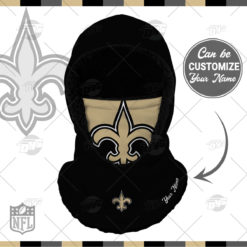Personalized NFL New Orleans Saints Hooded Gaiter