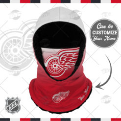 Personalized NHL Detroit Red Wings Hooded Gaiter