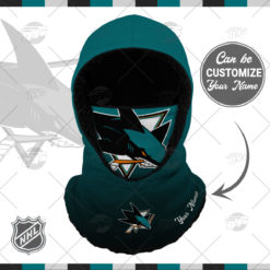Personalized NHL San Jose Sharks Hooded Gaiter