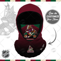 Personalized NHL Arizona Coyotes Hooded Gaiter