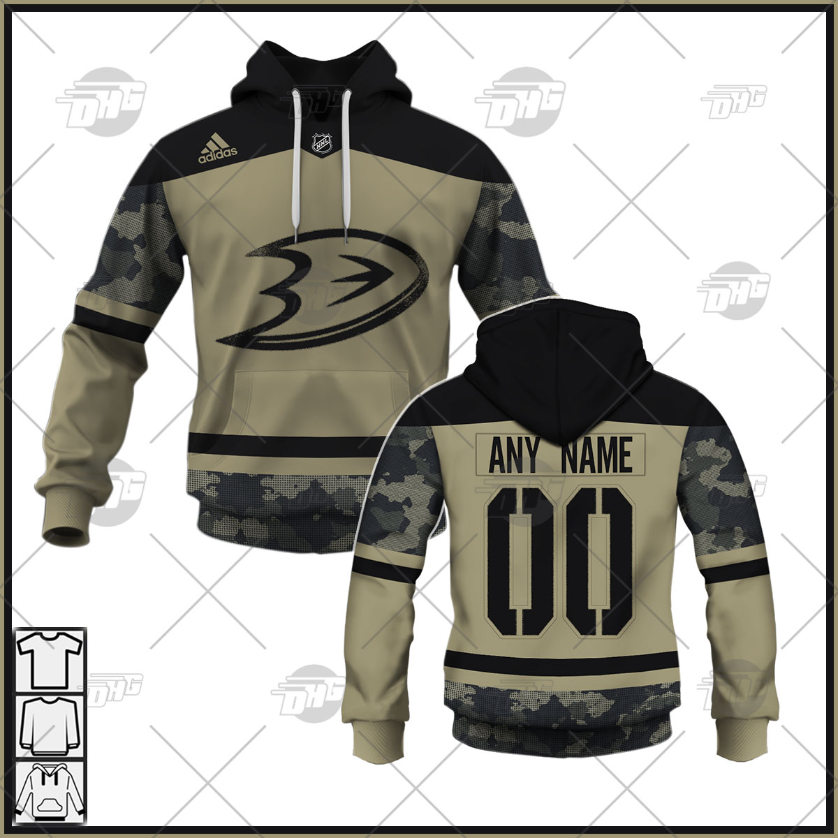 Anaheim ducks camo store jersey