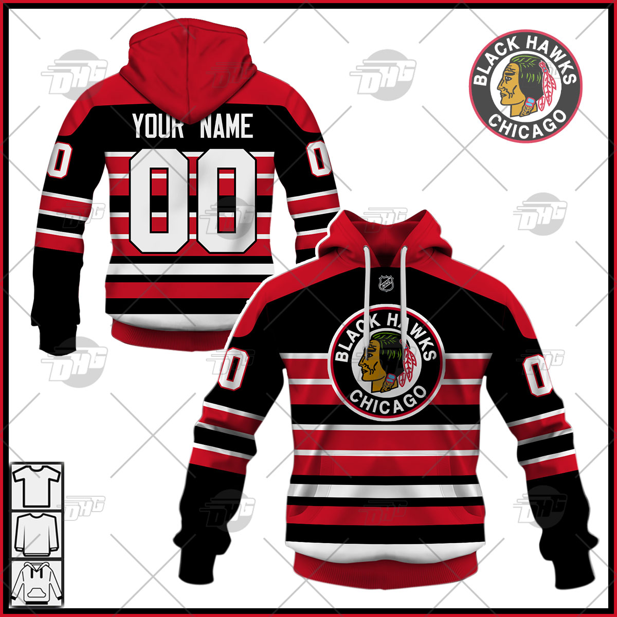 NHL Colorado Avalanche Custom Name Number 2021 Reverse Retro Alternate  Jersey Zip Up Hoodie