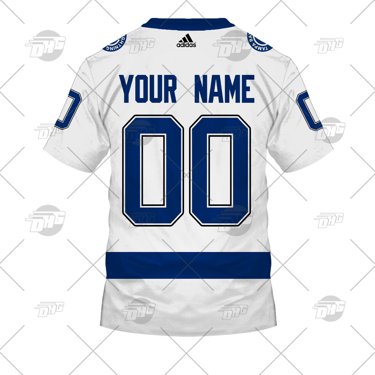 Men's Tampa Bay Lightning adidas Camo Military Appreciation Authentic  Custom Practice Jersey