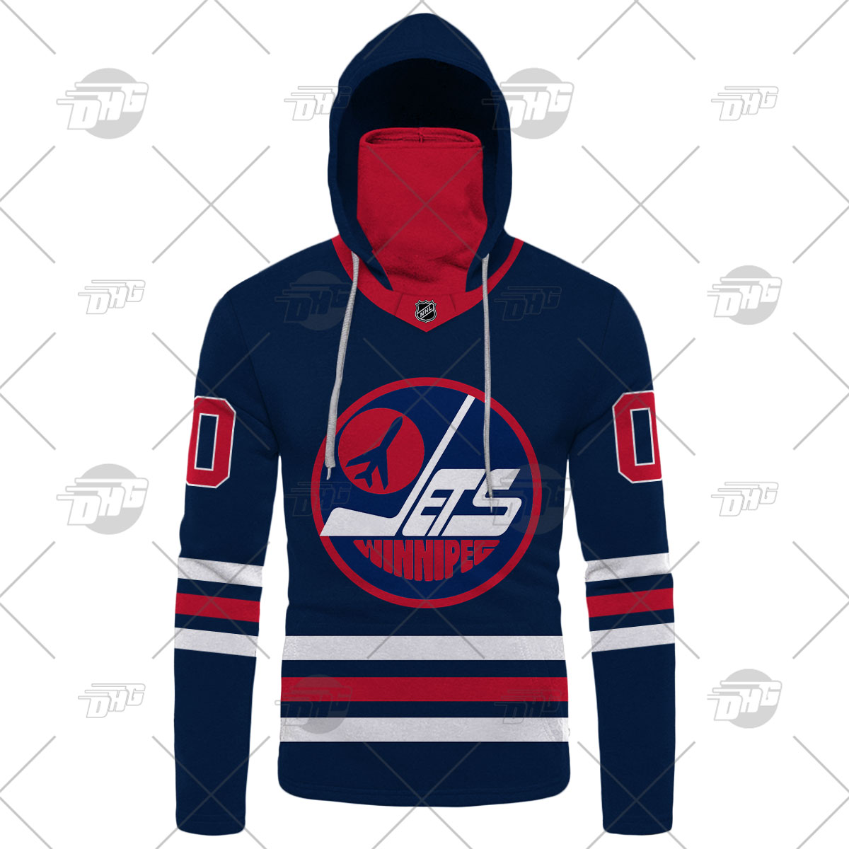 Personalized Atlanta Thrashers Winnipeg Jets 1999 Vintage Away Jersey 3D  Hoodie