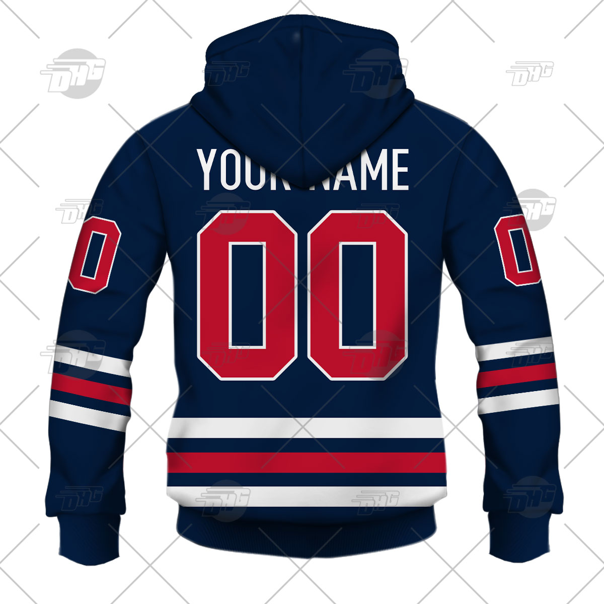 Personalized Atlanta Thrashers Winnipeg Jets 1999 Vintage Away Jersey 3D  Hoodie