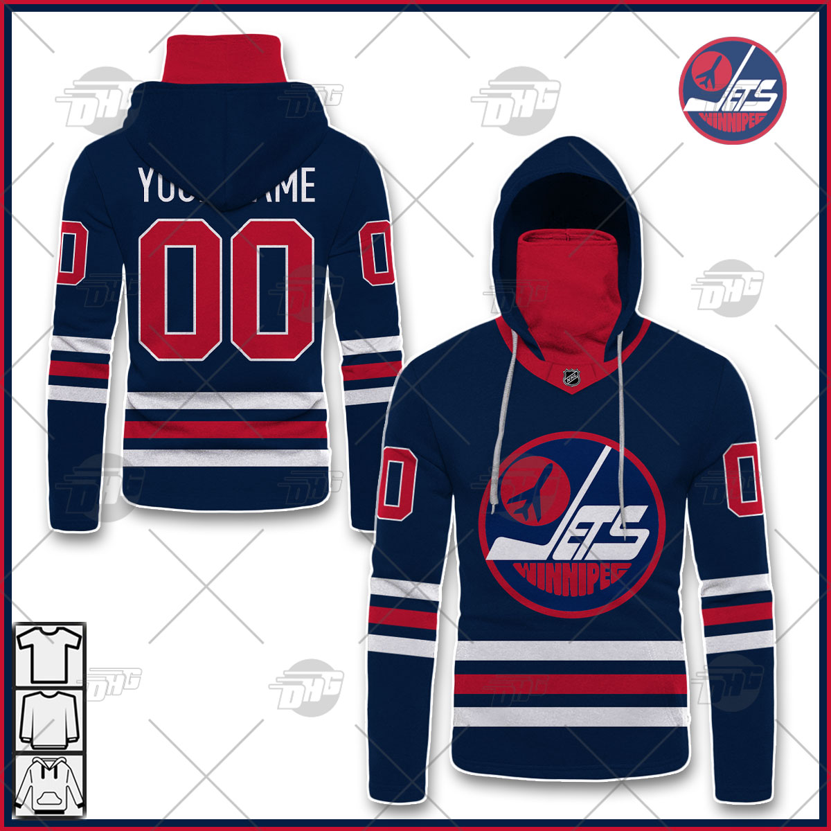 Personalized Atlanta Thrashers Winnipeg Jets 1999 Vintage Away Jersey 3D  Hoodie