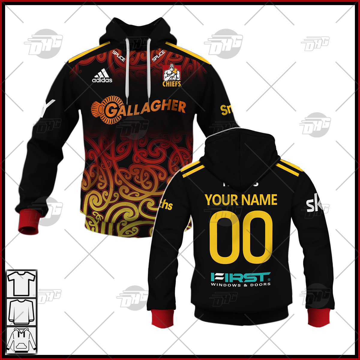 Personalise Chiefs Super Rugby 2022 Home Jersey - OldSchoolThings